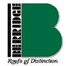 Berridge logo with a large green letter "B," vertical black text "BERRIDGE," and the slogan "Roofs of Distinction" underneath.